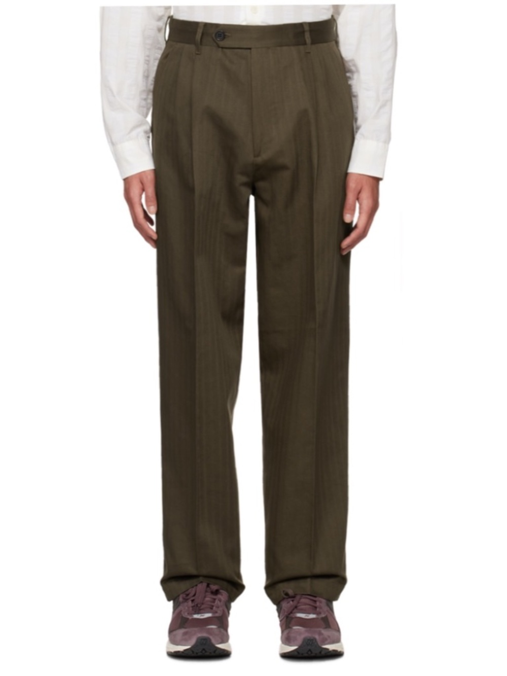 mfpen Classic Trousers - Dark Brown, Large
